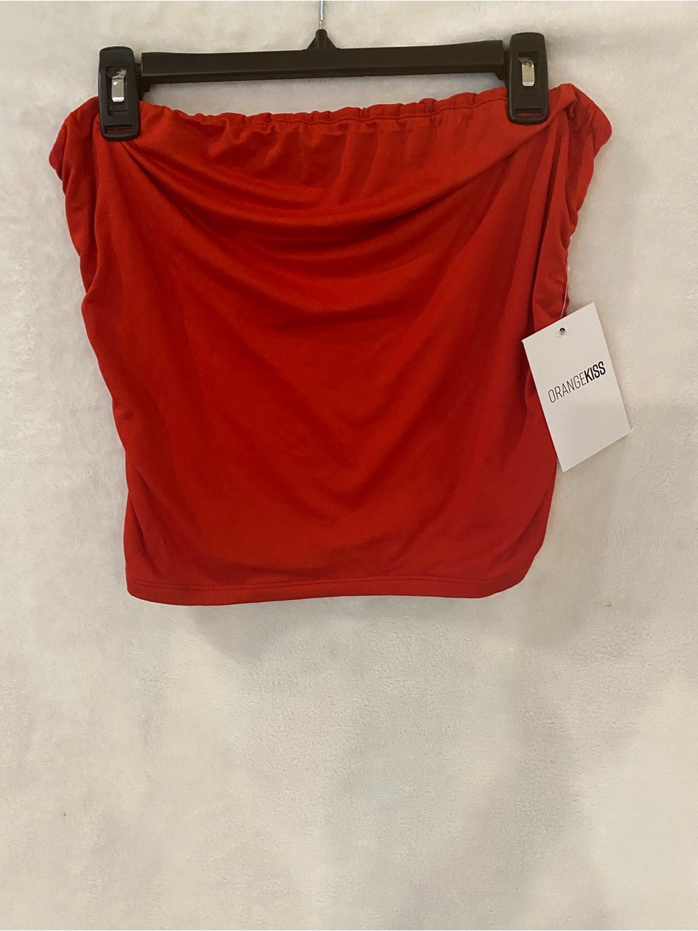 organic kiss Set of Two Red Black Tube Tops US 1X NWT